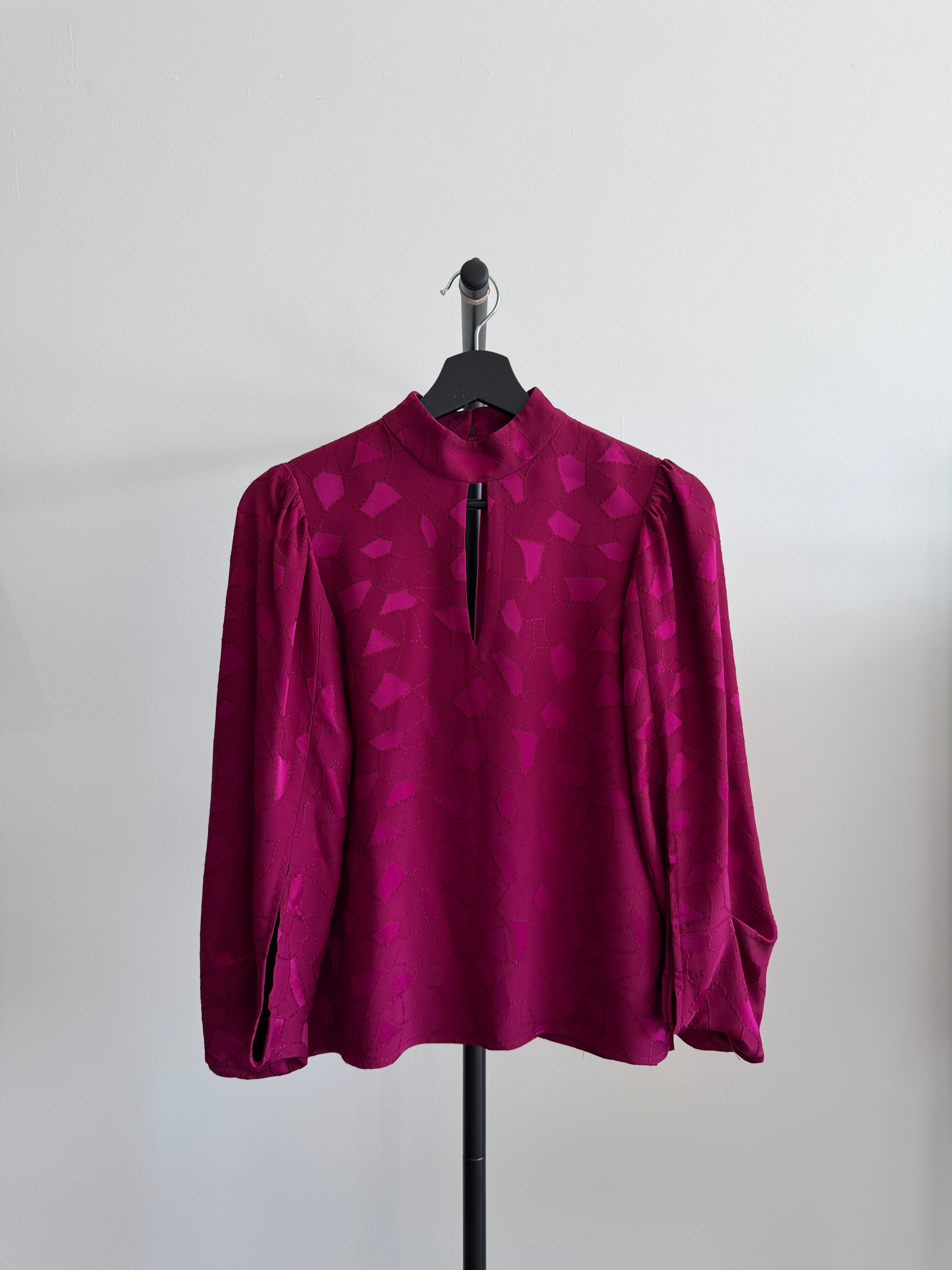 Co. Magenta Top