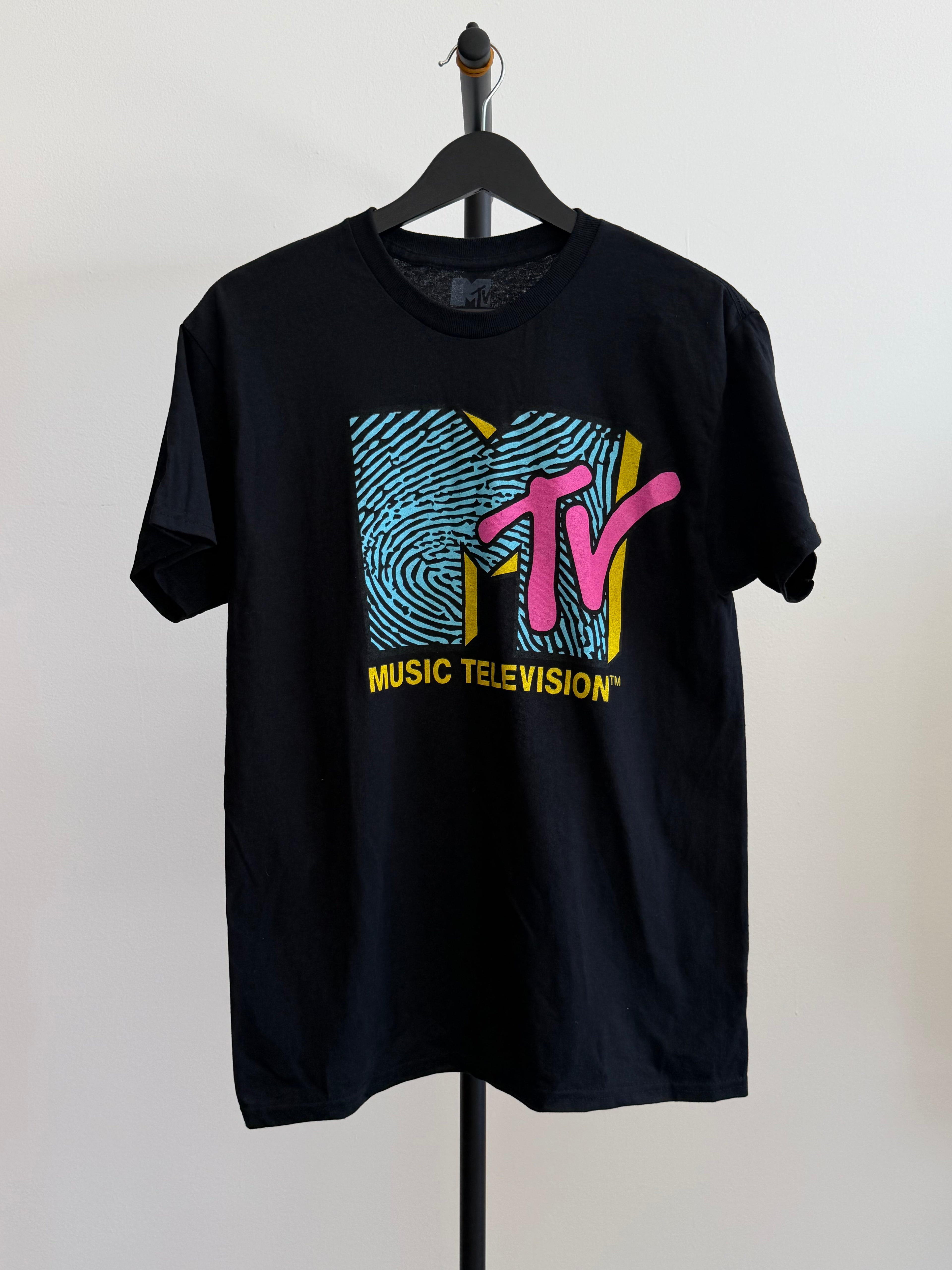 Mens Black Mtv T-Shirt