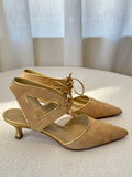 Enrico Antinori Suede Kitten Heels