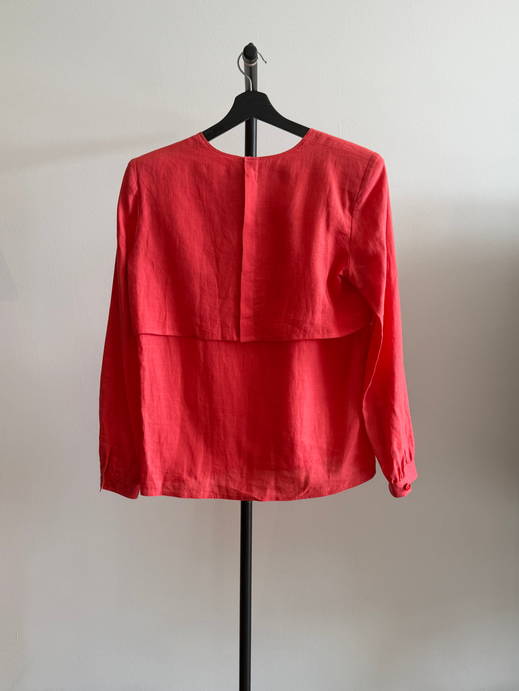 Valentino Linen Salmon Top