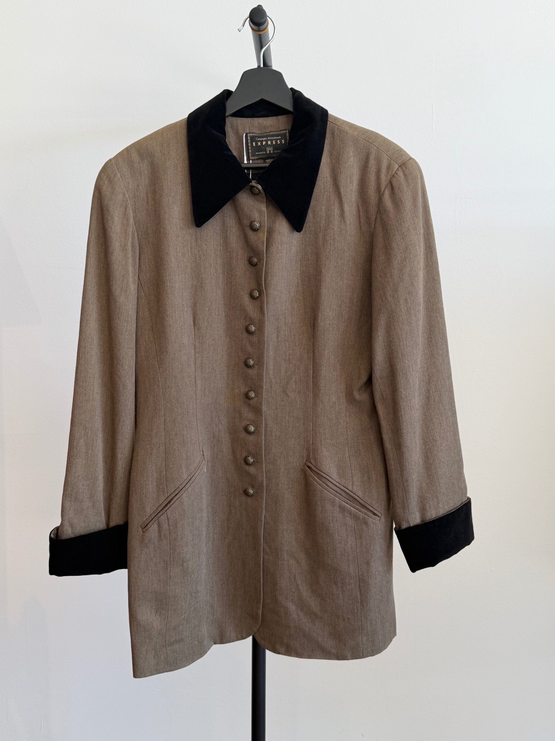 Express Collared Wheat Jacket