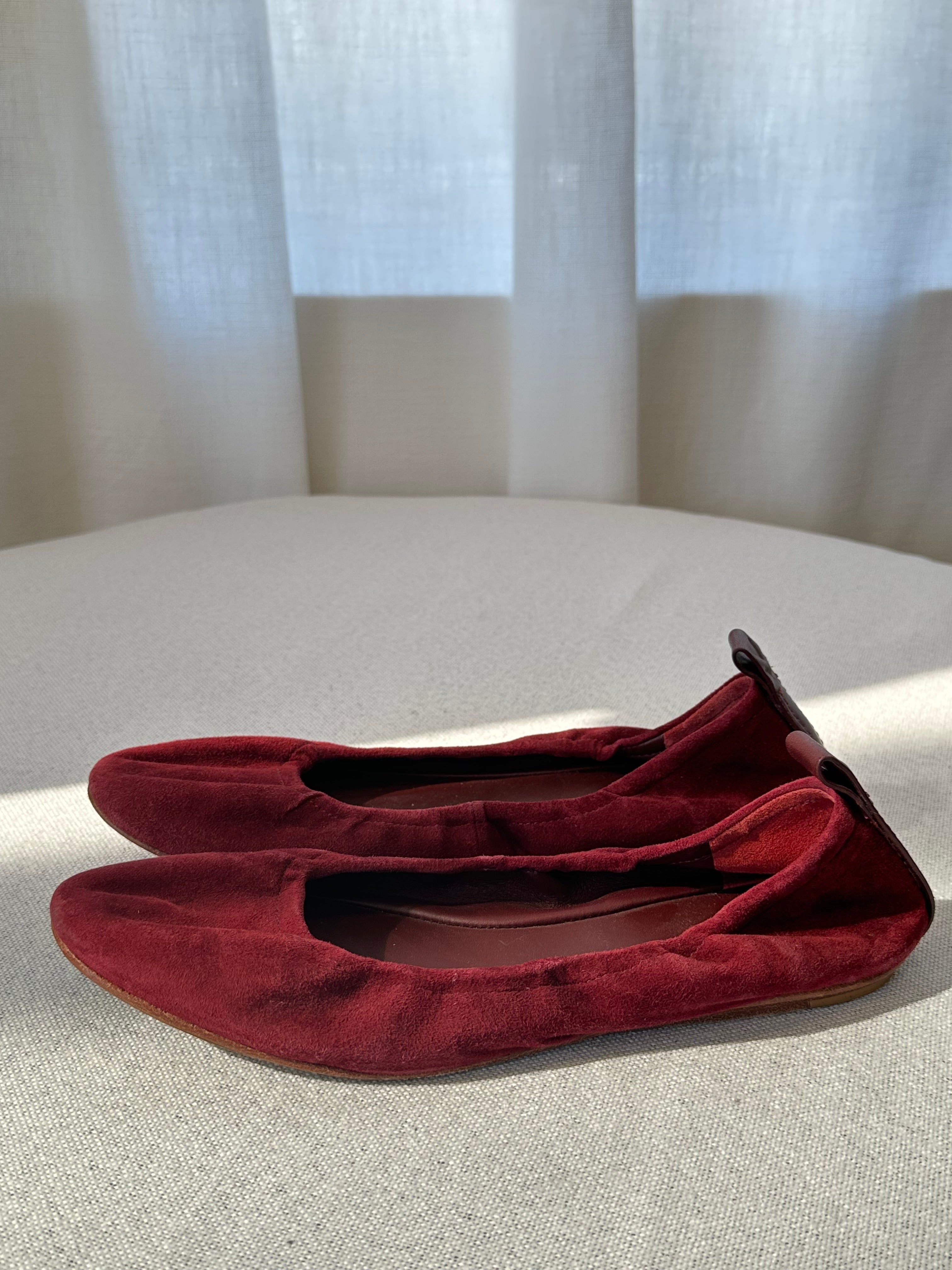 Mercedes Castillo Suede Ballet Flats