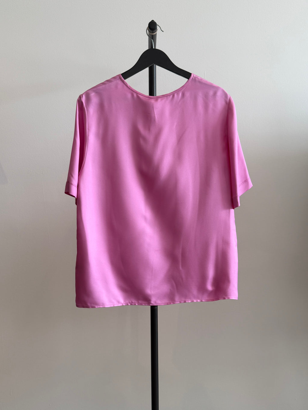 LaPointe Pink Silk Blouse