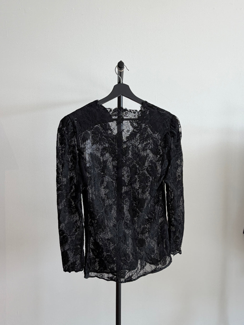 Long Sleeve Valentino Lace Blouse