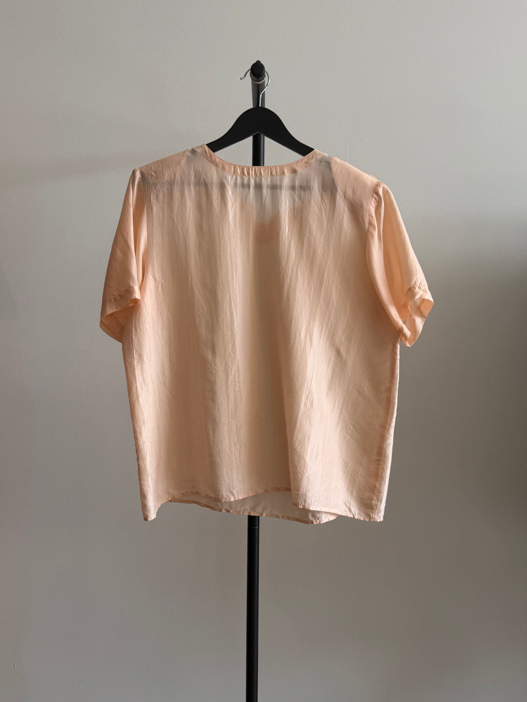 Susan March Pink Silk Top