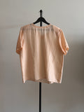 Susan March Pink Silk Top