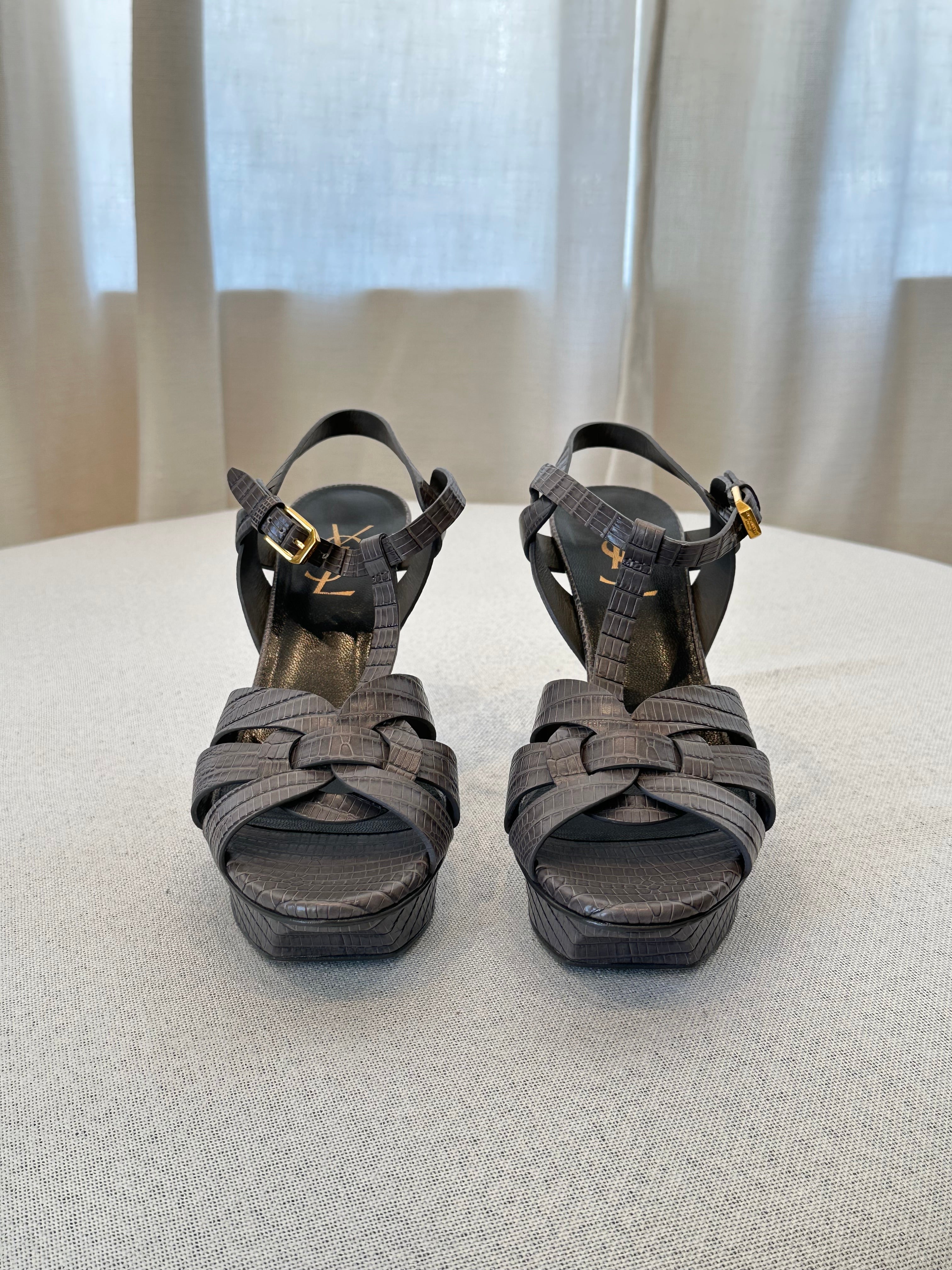Saint Laurent Gray Shoes