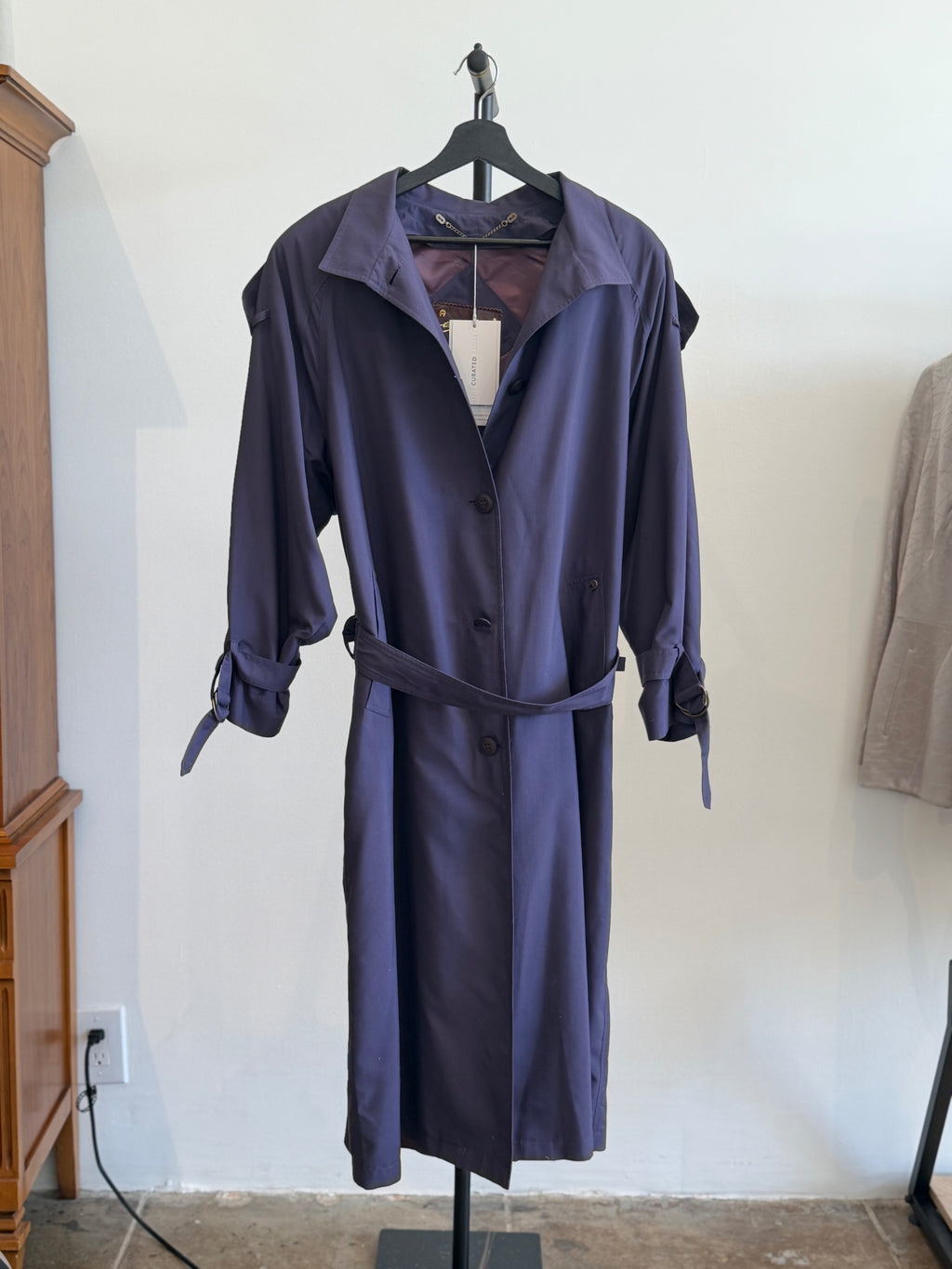 Etienne Aigner Purple Trench