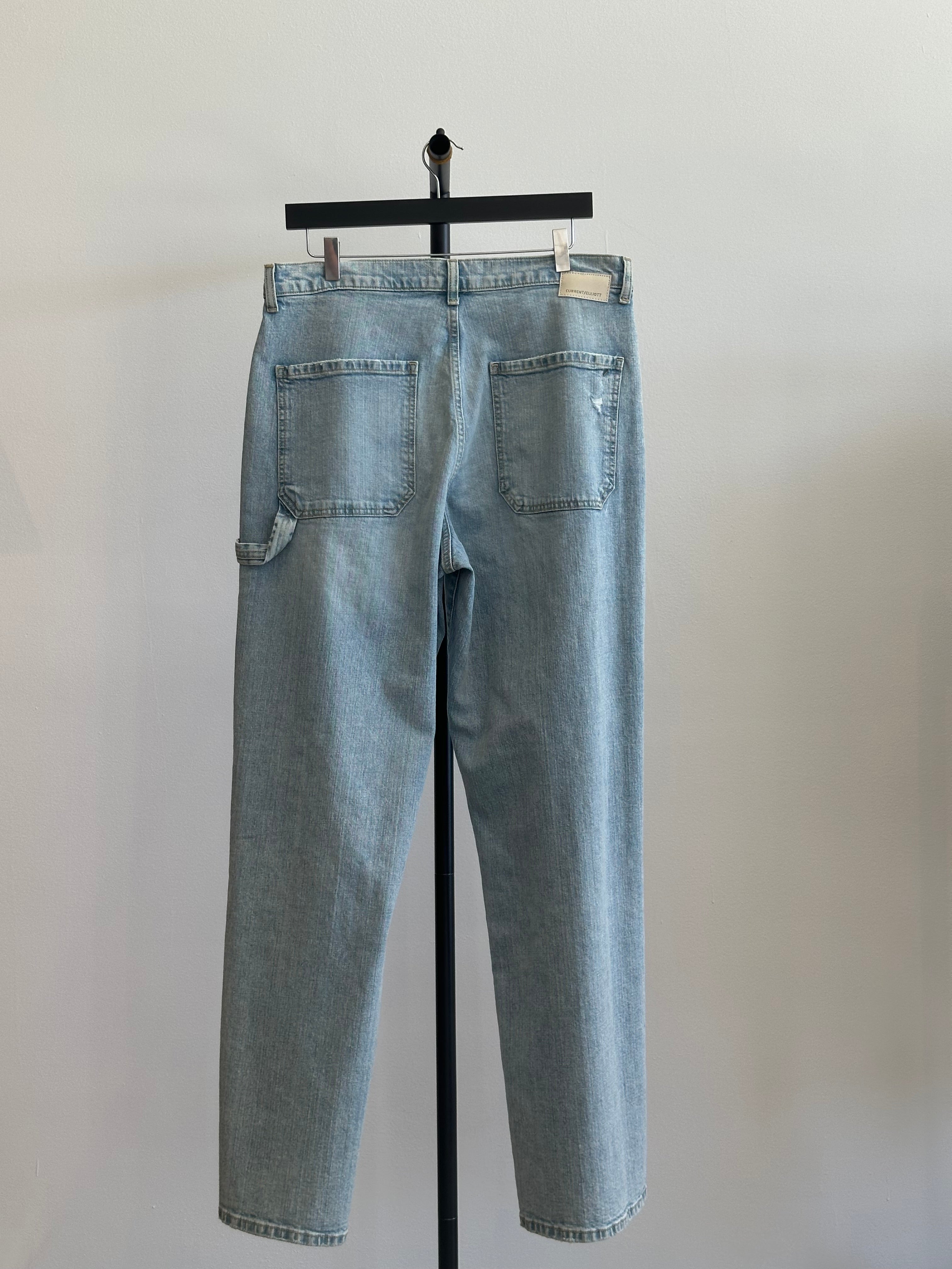 Current Elliot, Light Wash Painter Style Jeans, Sz 32
