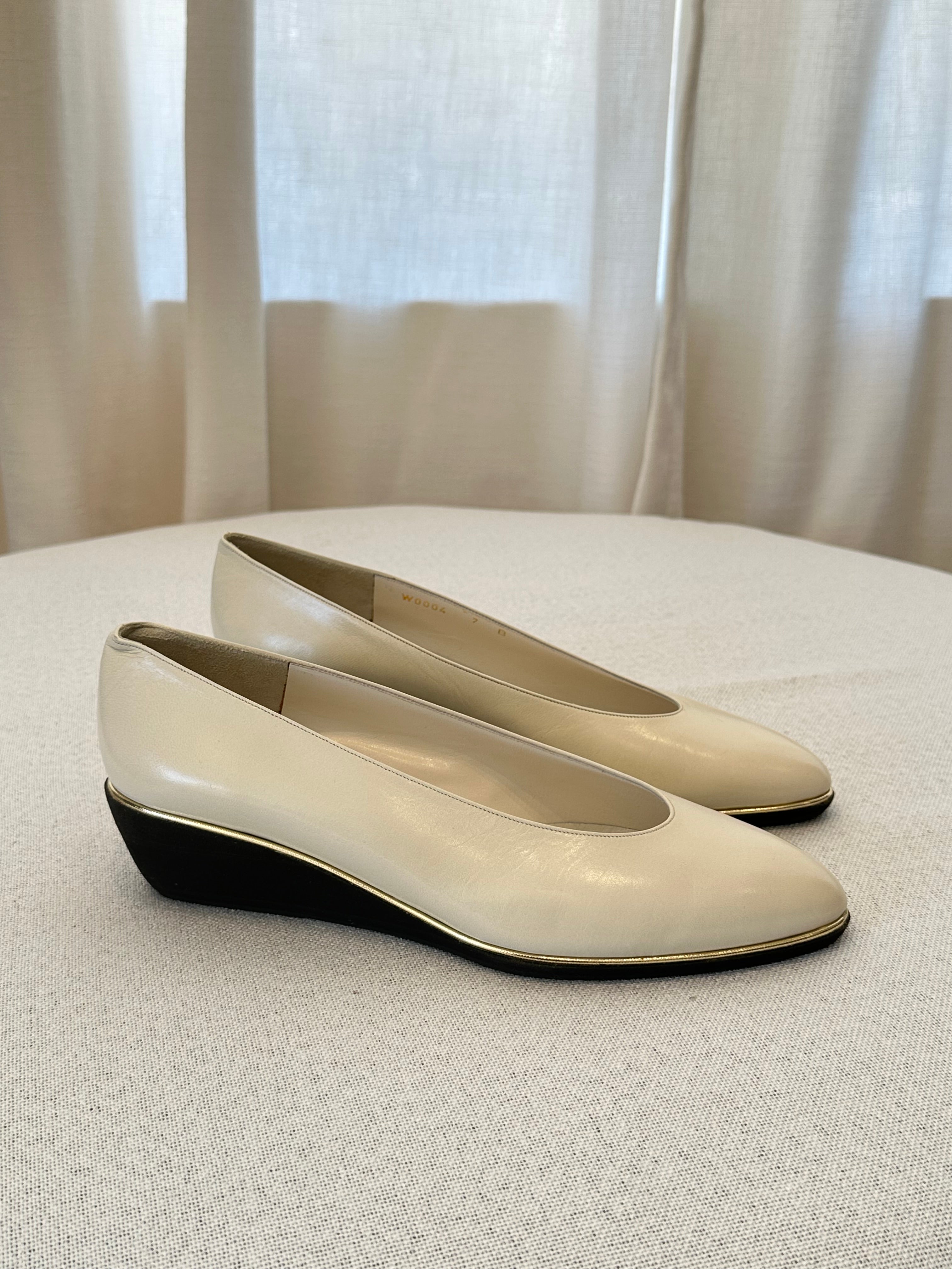 Bruno Magli White Shoes