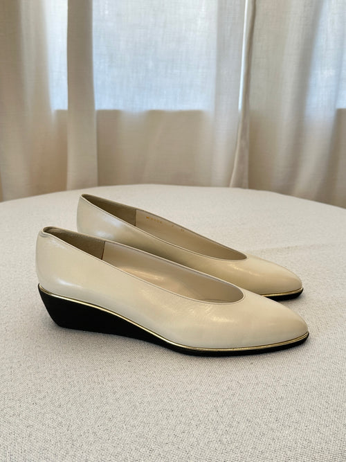 Bruno Magli White Shoes