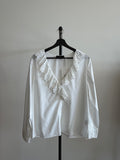 Nili Lotan Long Sleeve white top