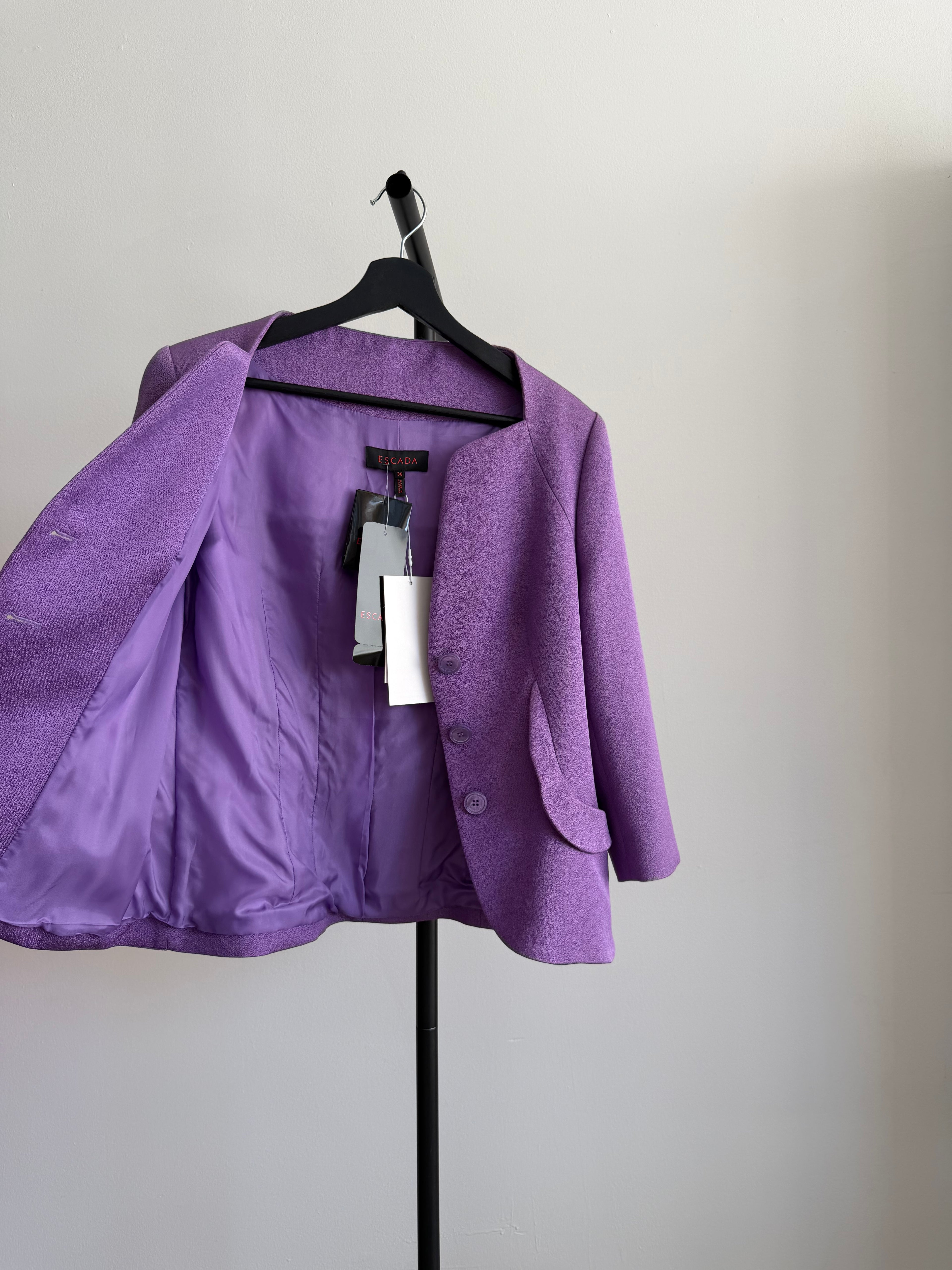 Escada Purple structured Blazer