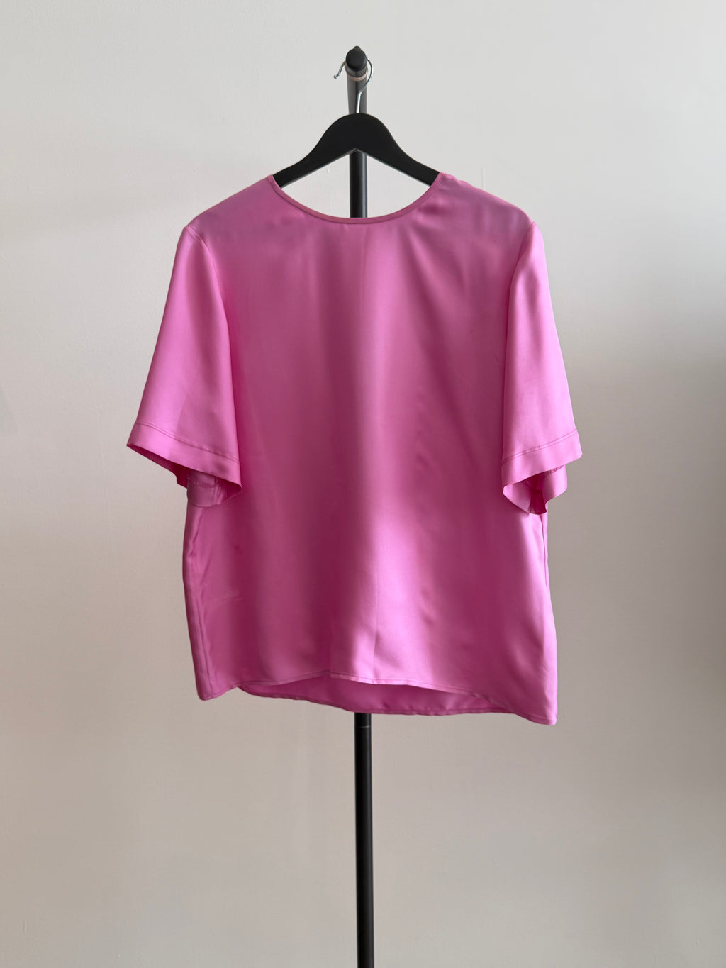 LaPointe Pink Silk Blouse