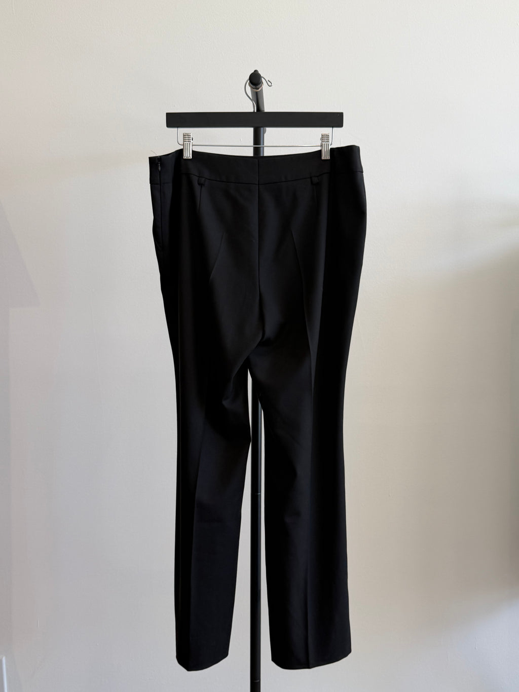 ESCADA Black Wool Wide Leg Pants