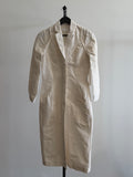 Narciso Rodriguez Ivory Silk Coat Dress
