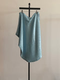 The Frankie Shop Light Blue Sequin One Shoulder Dress