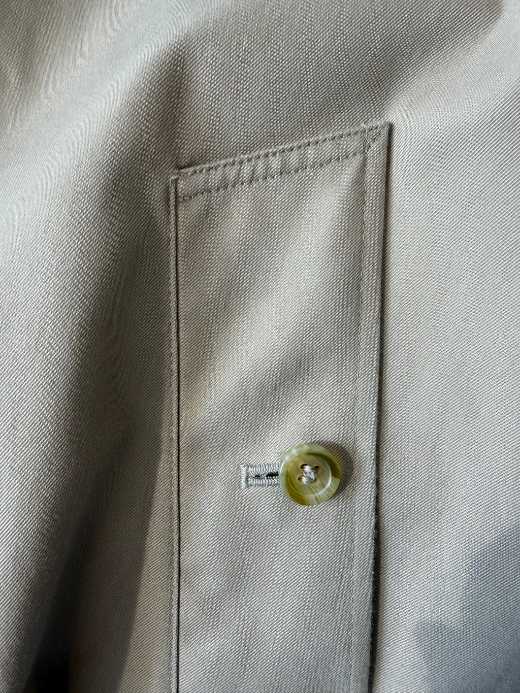 Burberry Green Trench Coat