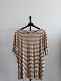 Max Mara Brown/White Top