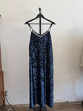 Flannel Maxi Blue Sequin Dress