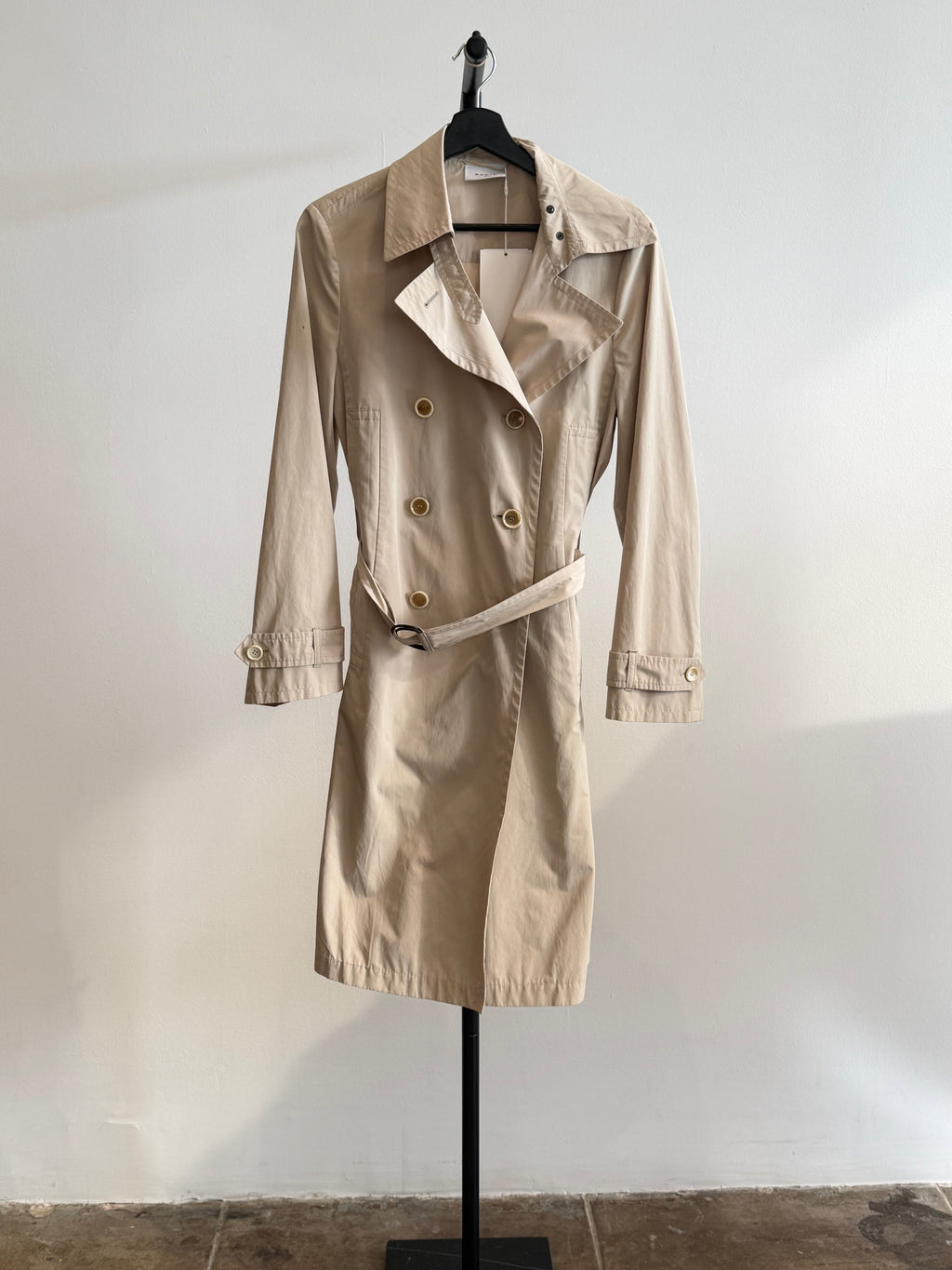 Akris Punto Beige Trench Coat