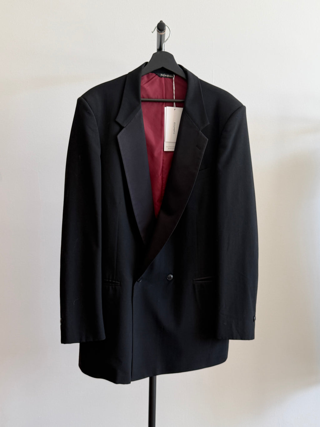Yves Saint Laurent Oversized Black Blazer