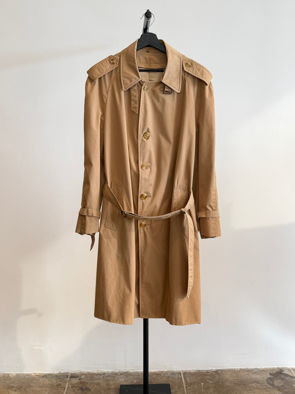 Vintage Bill Blass Neutral Trench