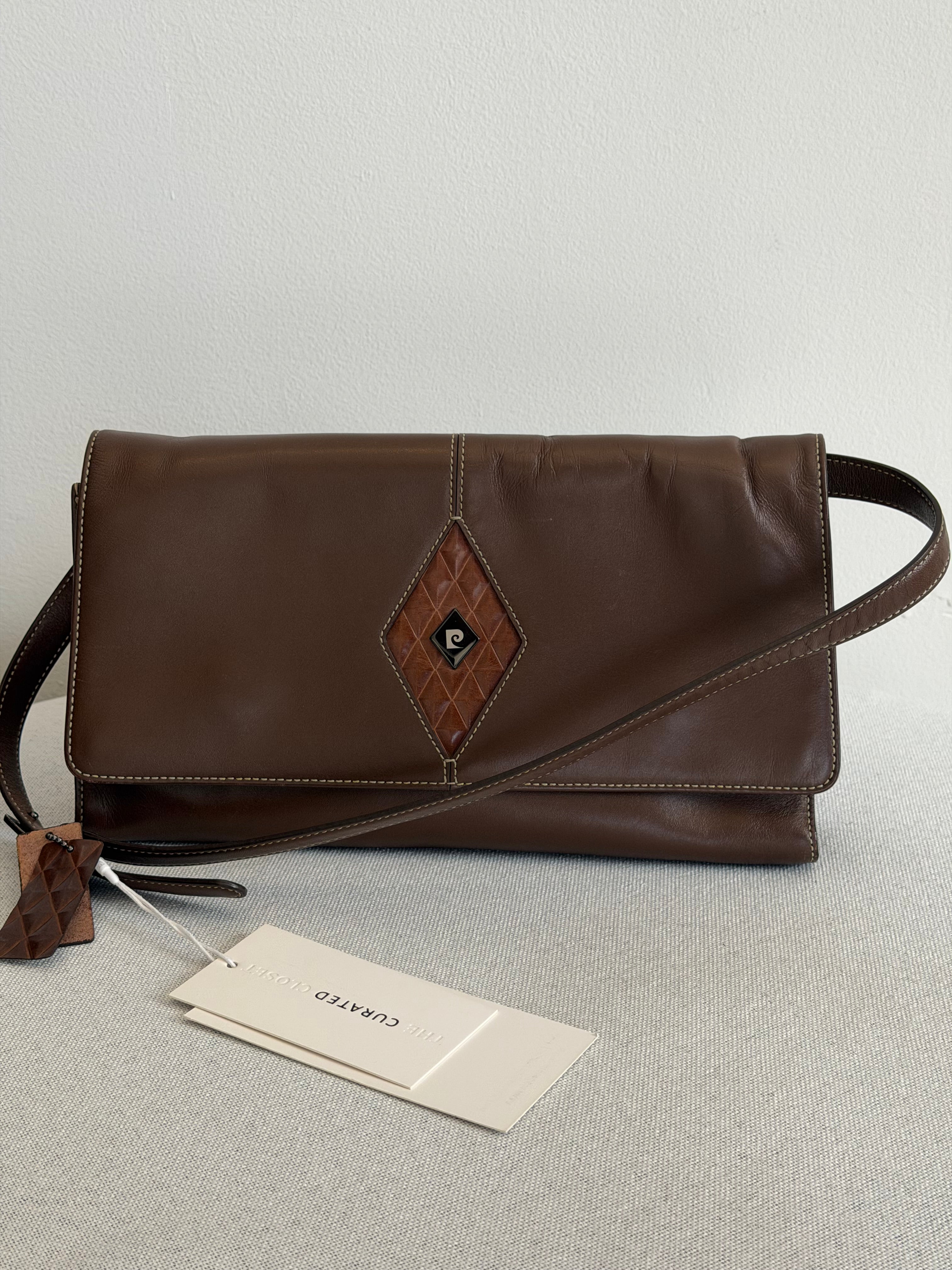 Pierre Cardin Brown Crossbody Handbag