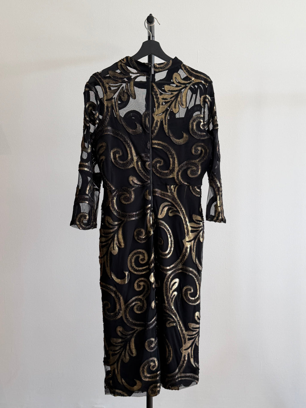 Rachel Roy Black & Gold Dress