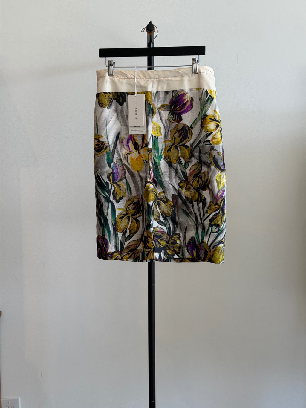 Dries Van Noten Floral Midi Skirt