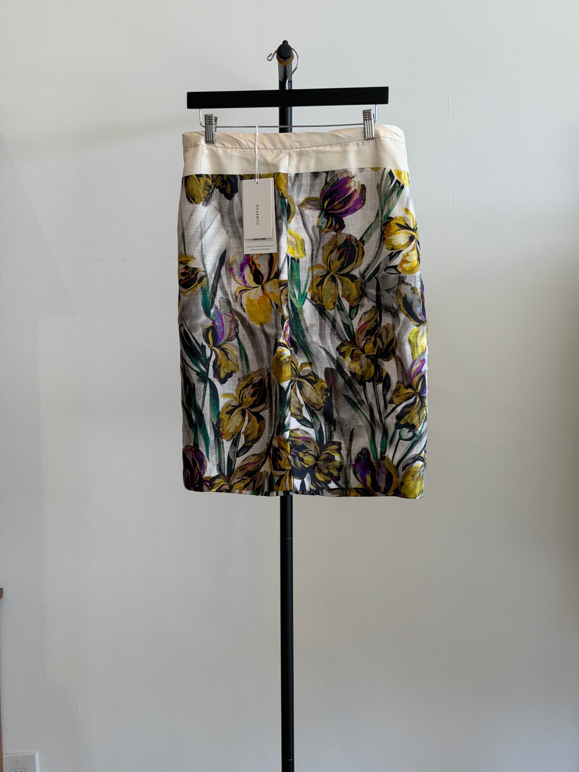 Dries Van Noten Floral Midi Skirt