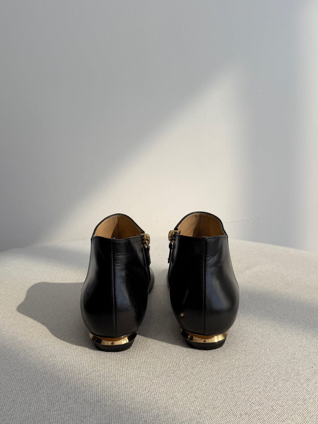 Nicholas Kirkwood Black Leather Ankle Boots