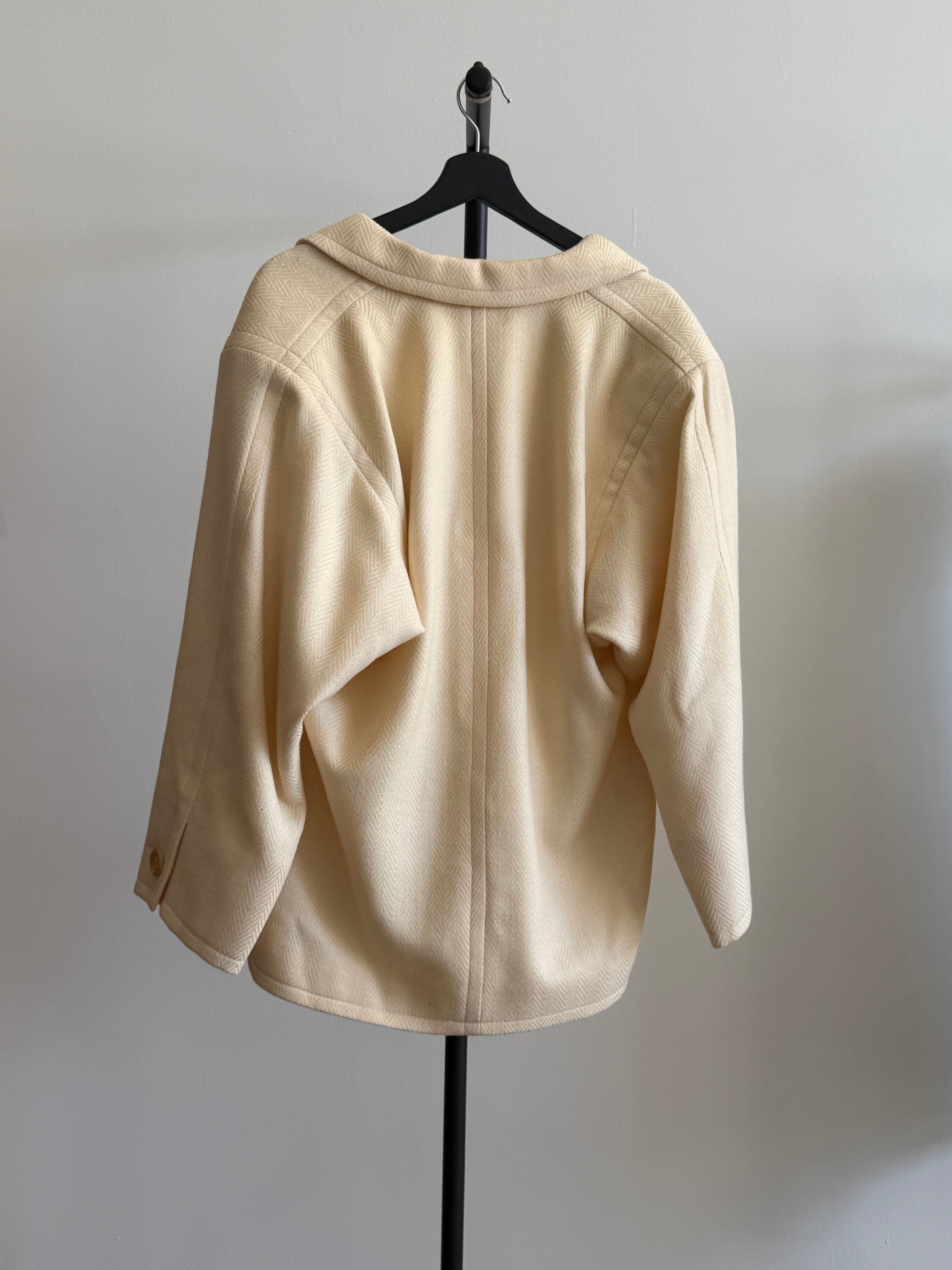 Yves Saint Laurent Cream Blazer