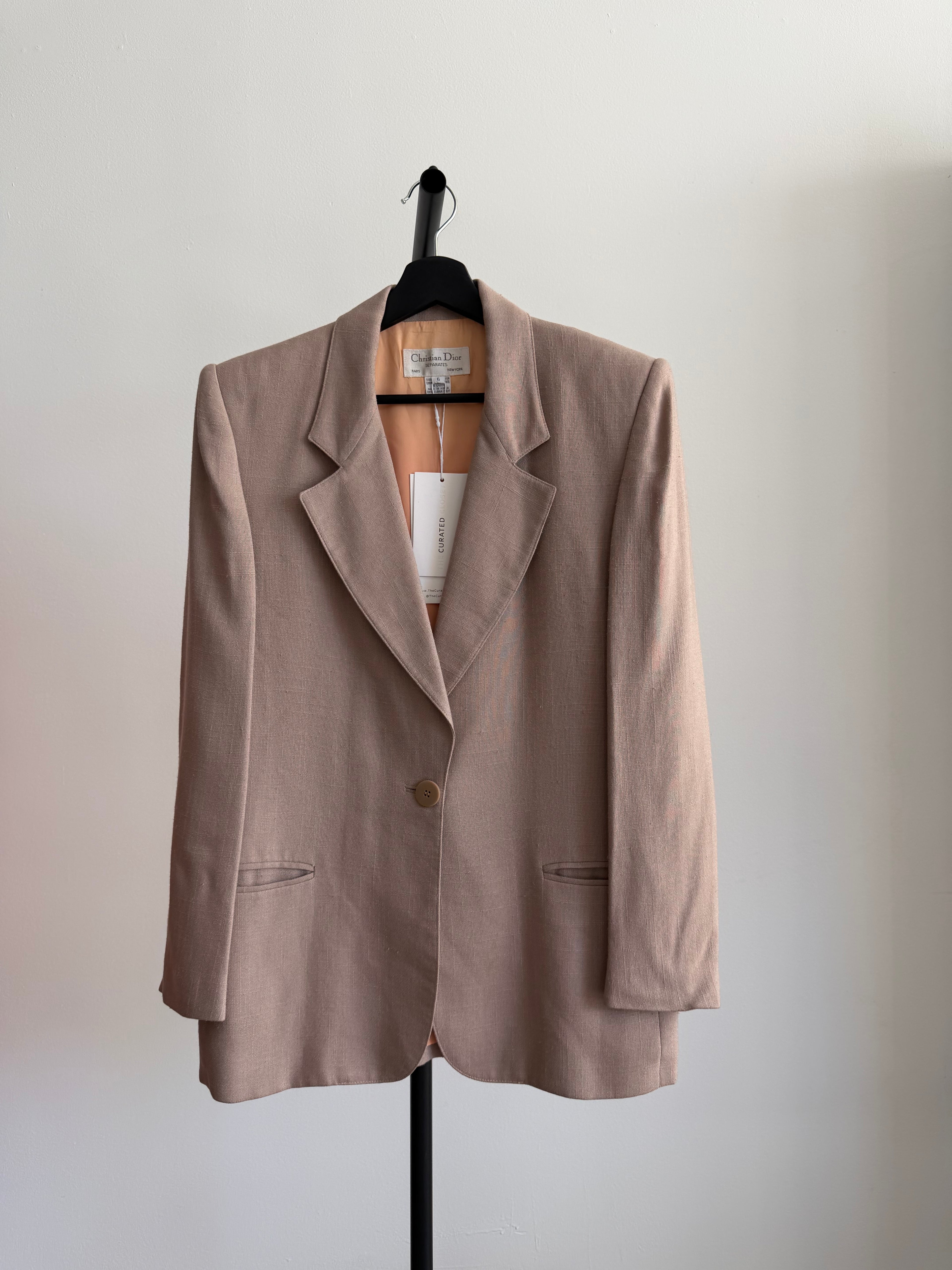 Vintage Christian Dior Blazer, Neutral