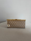 Pierre Cardin Vintage Tan/White Clutch