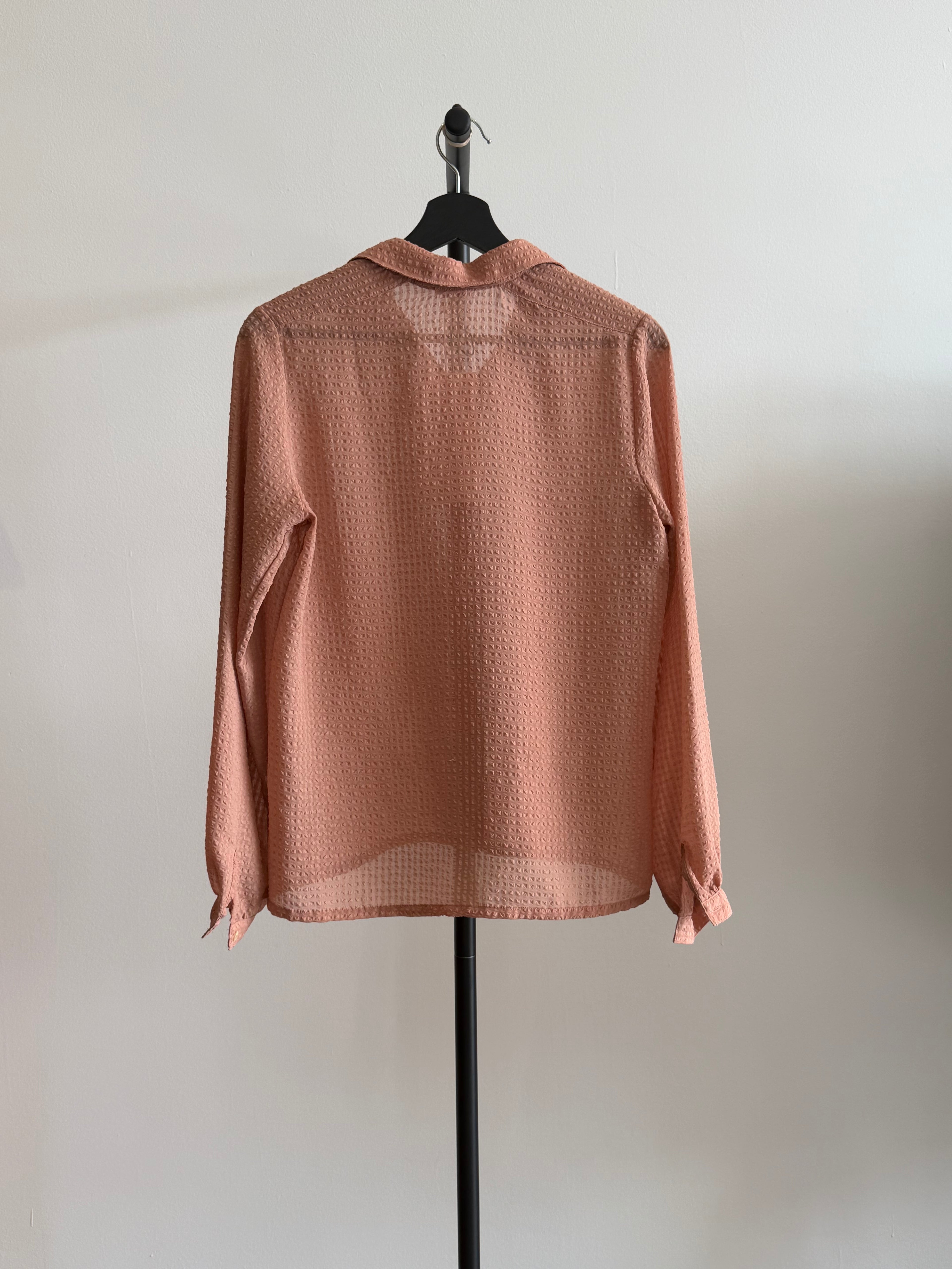 Christian Dior Button Up Pink Blouse