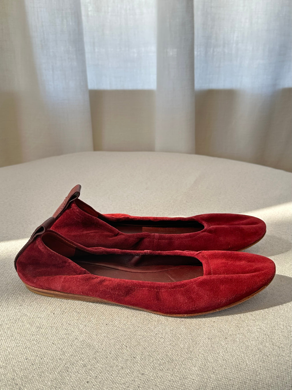 Mercedes Castillo Suede Ballet Flats