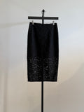 Nicholas Black Lace Skirt