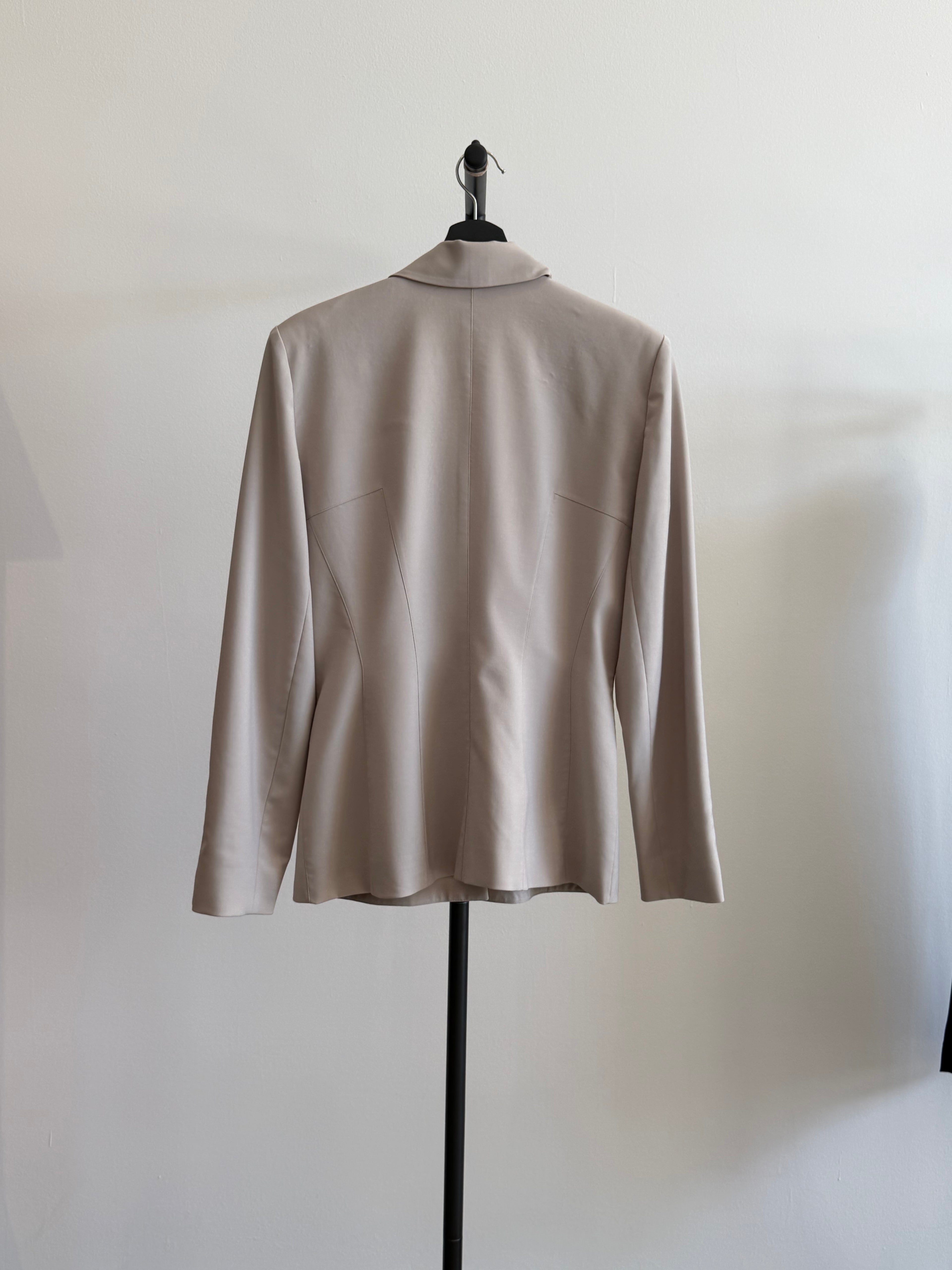 Mugler Light Gray Blazer