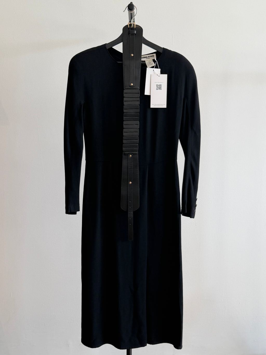 Sonia Rykiel Black Midi with Belt