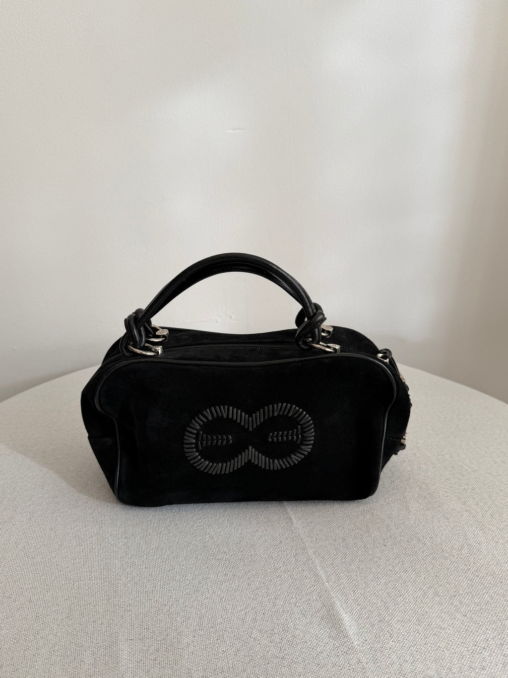 Escada Suede Handle Bag