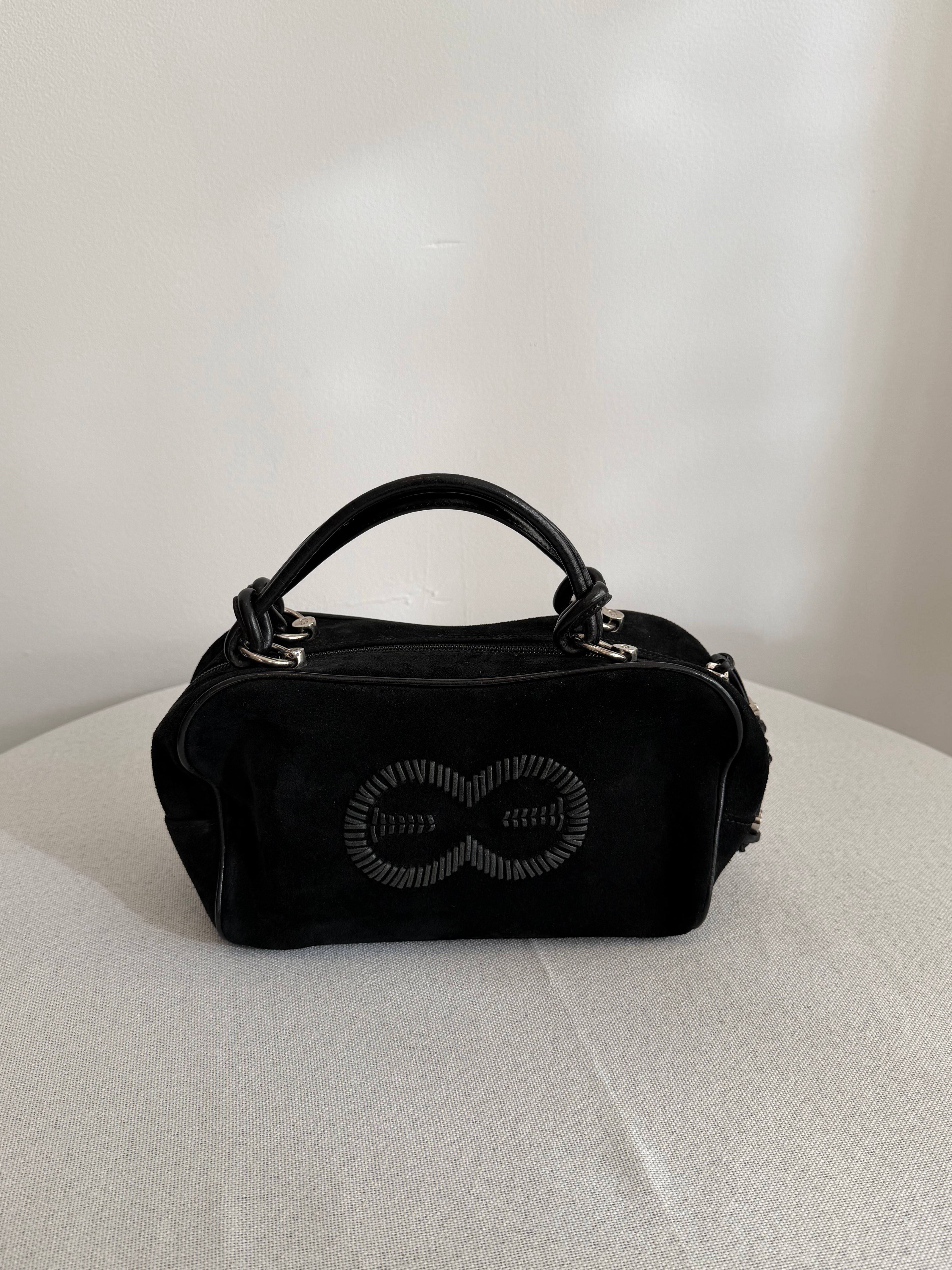 Escada Suede Handle Bag