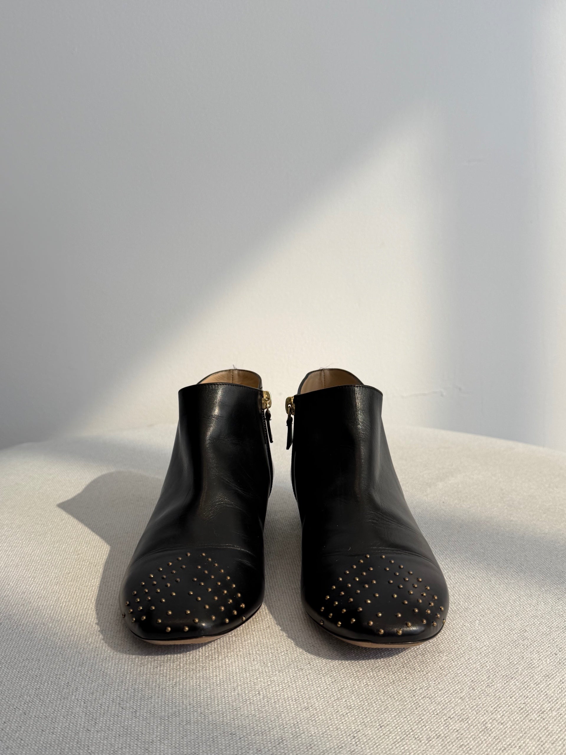 Nicholas Kirkwood Black Leather Ankle Boots