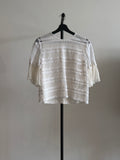 Chloe Short Sleeve White Top