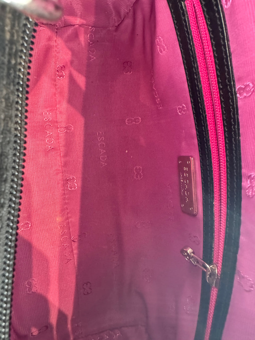 Escada Suede Handle Bag