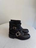 Jimmy Choo Black Buckle Boots