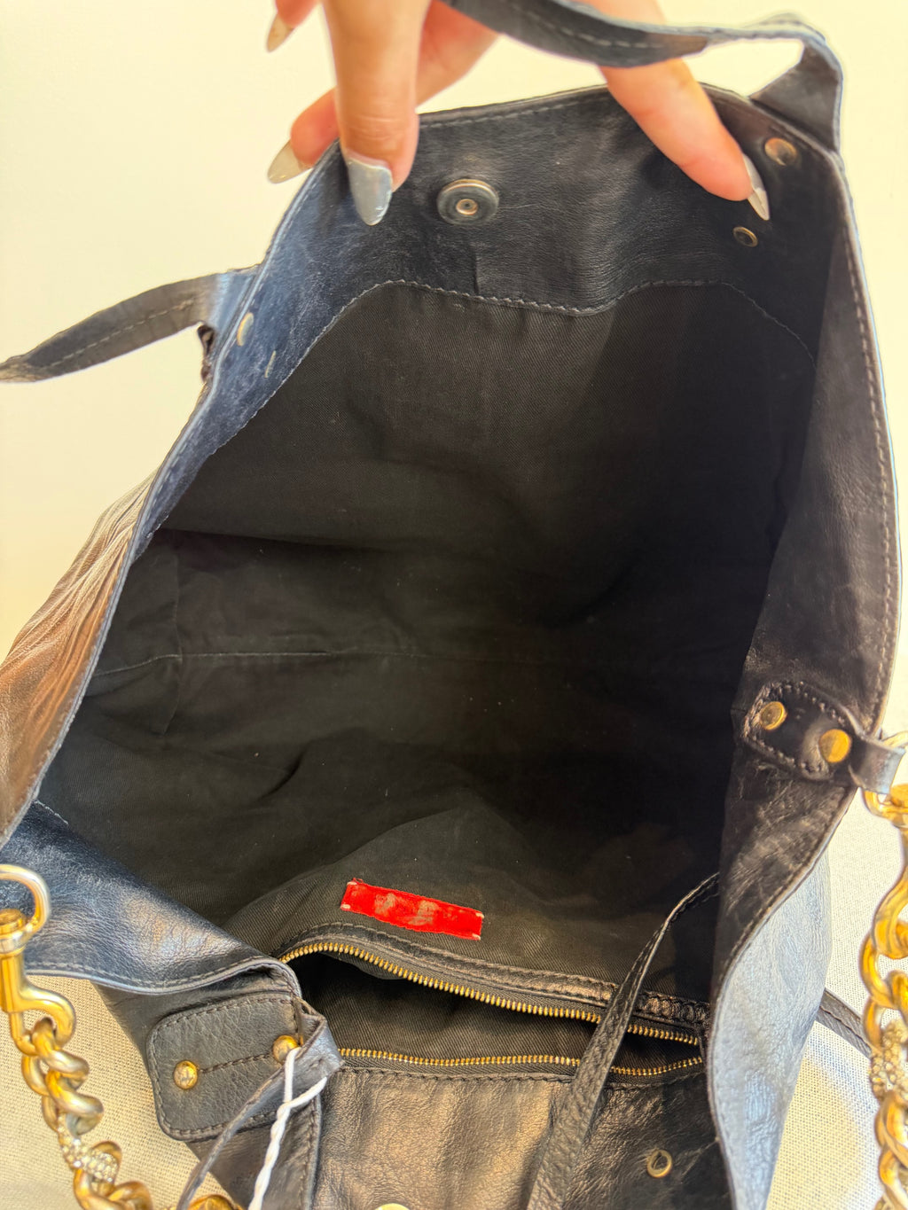 Valentino Garavani Black Leather Purse