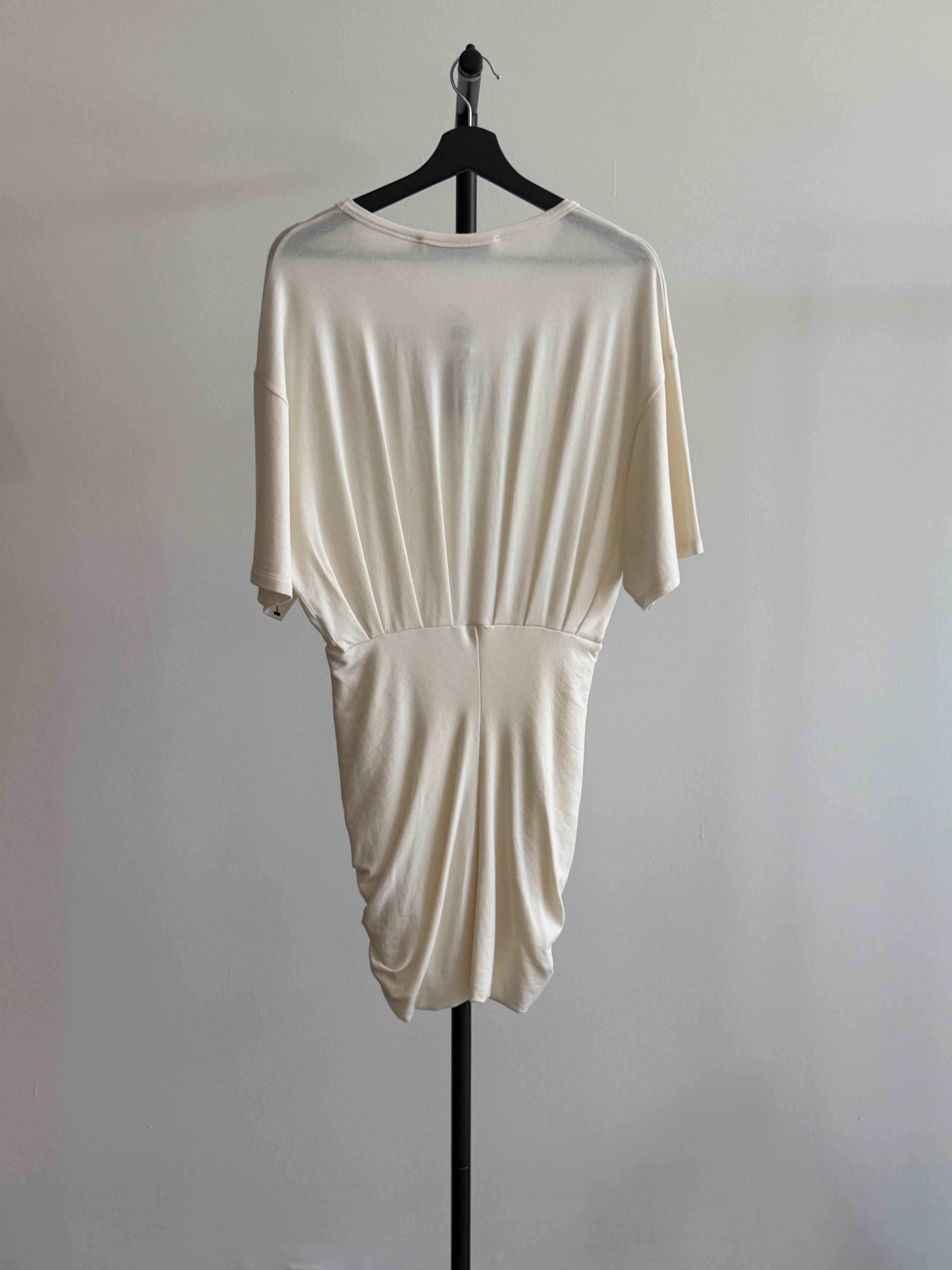 Iro White Stretchy Mini Dress