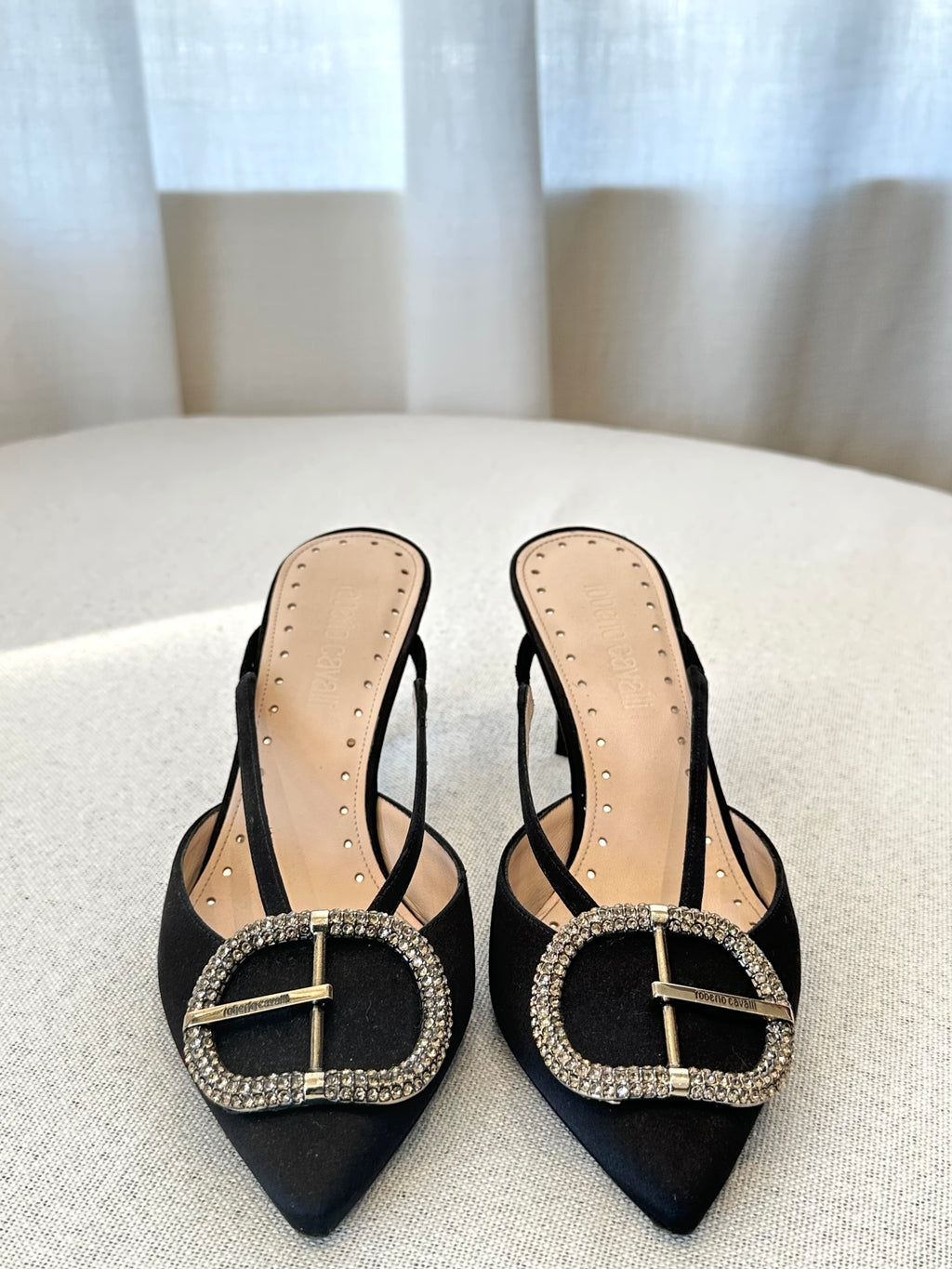 Roberto Cavalli Black Shoes
