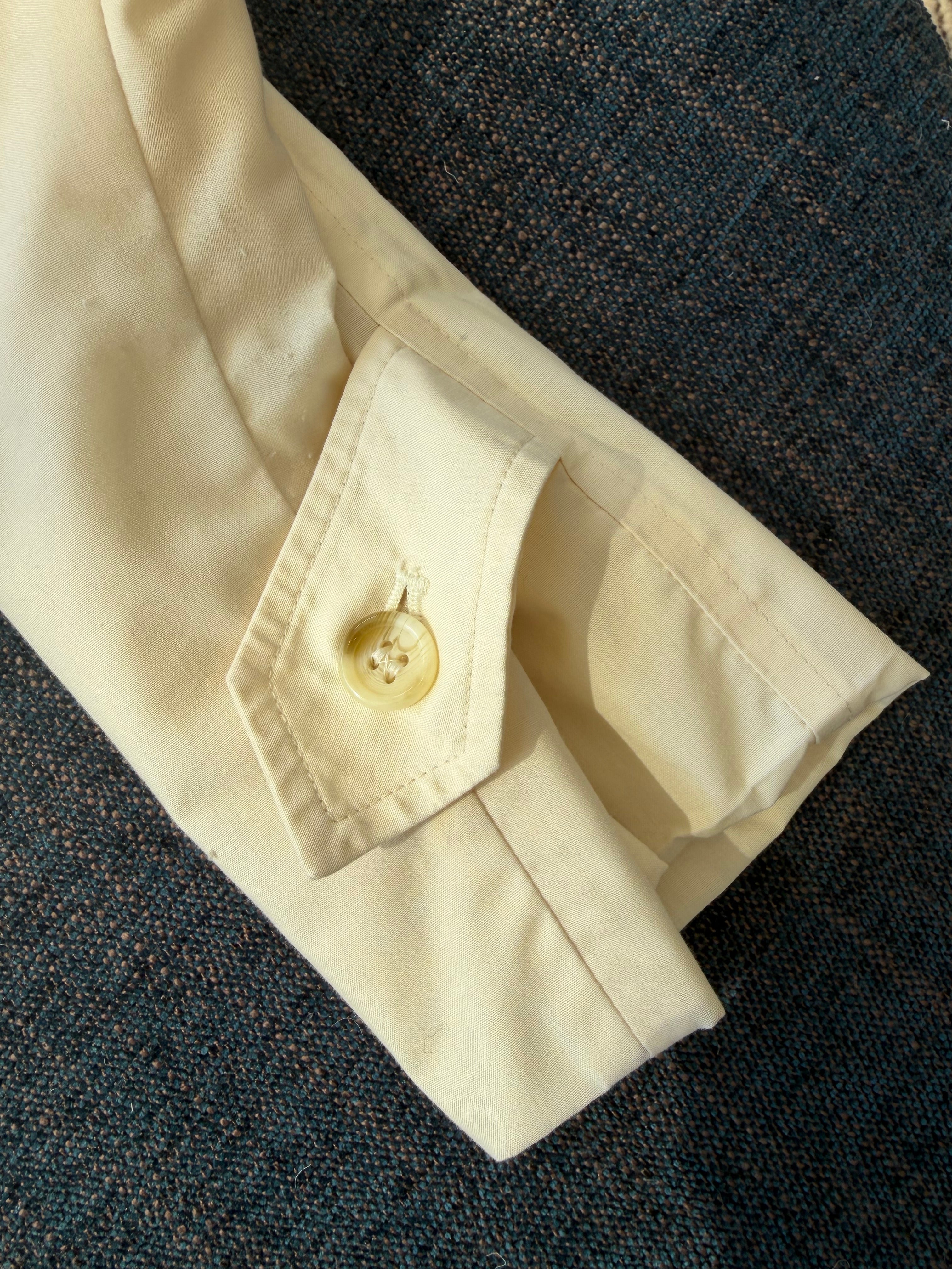 Long Cream Burberry Trench